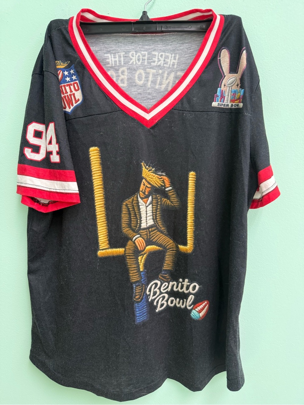 Bad Bunny Benito Bowl Super Bowl Jersey XL